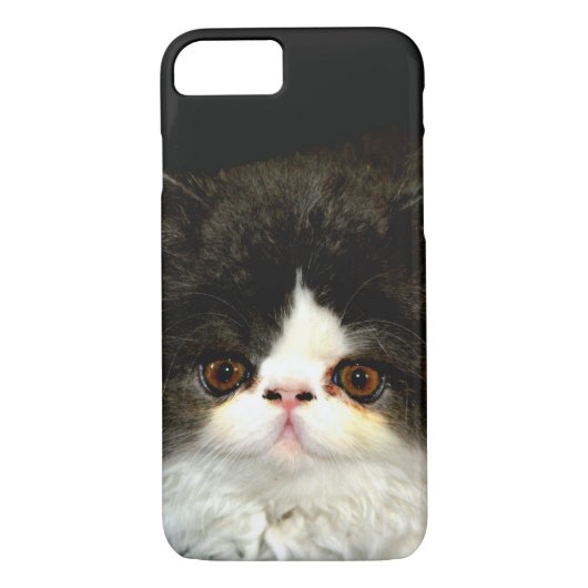 Schattige zwart wit kitten foto Case-Mate iPhone case (Achterkant)