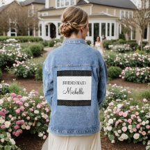 Schattige zwart & wit polka dot bruiloft bruidsmei