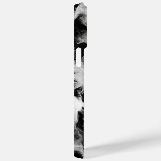 Schattige Zwart Wit Tie Dye Case-Mate iPhone Case (Achterkant / Rechts)