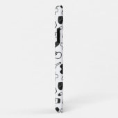 Schattige Zwart Wit Verpleegster Dokter Patroon Case-Mate iPhone Case (Achterkant/rechts)