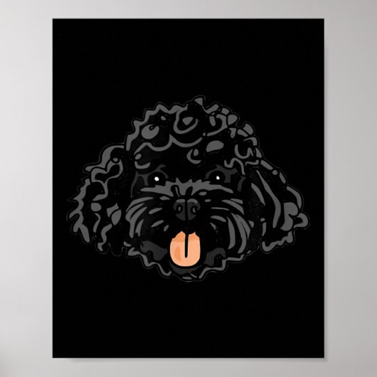 Schattige Zwarte Apoo Poster (Voorkant)