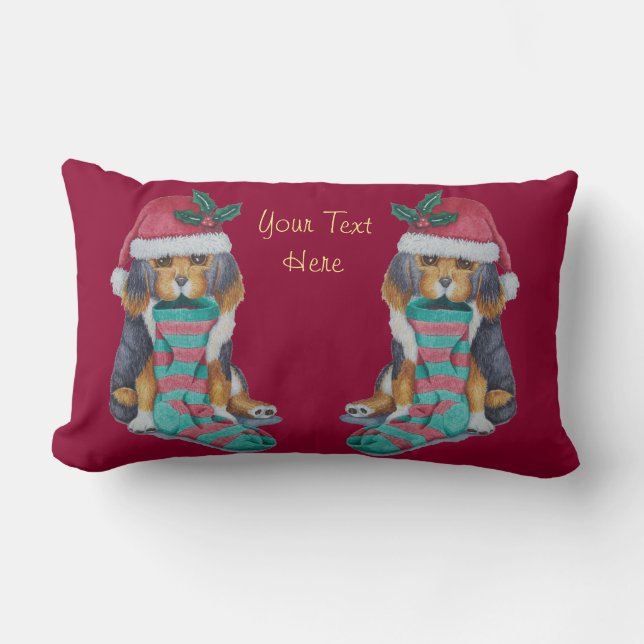 schattige zwarte en bruine pupil gekleed voor kers kussen (Voorkant)