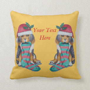 schattige zwarte en bruine pupil gekleed voor kers kussen