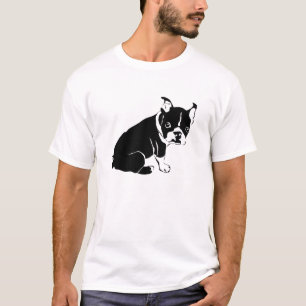 Schattige Zwarte Franse Bulldog Puppy T-shirt