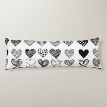 Schattige zwarte-hartenkrabbeltekening