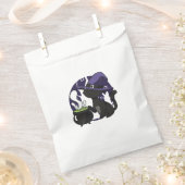 Schattige zwarte heks bedankzakje (Geknipt)