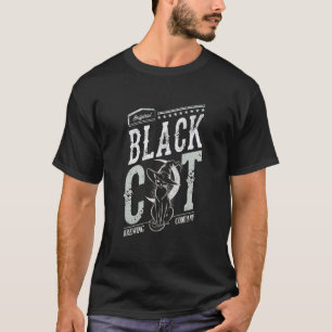 Schattige Zwarte KAT Co Heks Brouwerij Dorp Wi T-shirt