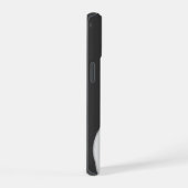 Schattige Zwarte Kat en bloem – Persoonlijk iPhone 15 Case (Rechterkant)