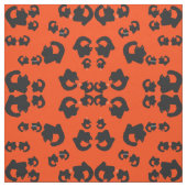 Schattige zwarte kat Halloween Stof (Swatch)