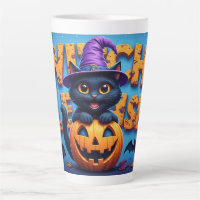 Schattige Zwarte Kat Heks Pompoen Halloween 🐈⬛