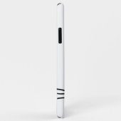 Schattige Zwarte Kat met Hart Case-Mate iPhone Case (Achterkant/rechts)