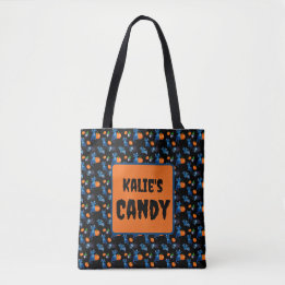Schattige Zwarte Kat, Spin, Vleermuis, Halloween S Tote Bag