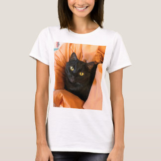 Schattige Zwarte Kat T-shirt