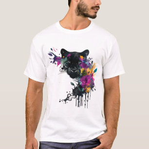Schattige Zwarte Panter T-shirt