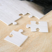 Schattige Zwarte Pug Slapend Legpuzzel (Zijkant)