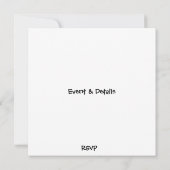 Schattige Zwarte Toy Poodle © Persoonlijke Feest U Kaart (Achterkant)