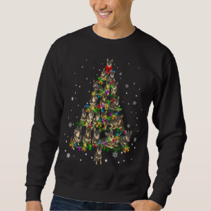 Schattige Zweeds Vallhund hond Kerstboom cadeau de Trui