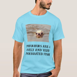 Schattige Zwemhond T-shirt