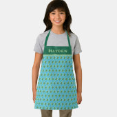 Schattige zwemschildpaddenpatroon gepersonaliseerd schort (Insitu)