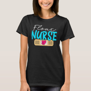 Schattige Zwevende Verpleegster Hart T-shirt