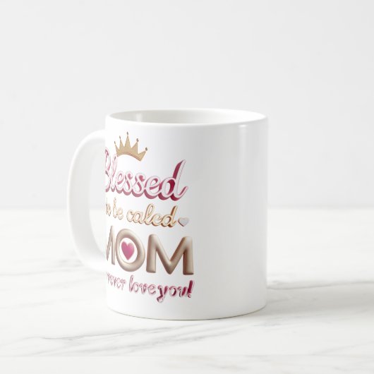 Schattigee 11oz Classic Koffie Mok Gift voor Moede (Voorkant links)