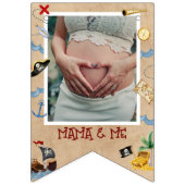 Schattigee 1e Verjaardag 12 Maand Foto Milestone P Vlaggetjes (Tweede vlag)