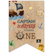 Schattigee 1e Verjaardag 12 Maand Foto Milestone P Vlaggetjes (Eerste vlag)