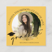 Schattigee 2025 Afstuderen Photo Party Mini Aankon Informatiekaartje (Voorkant)