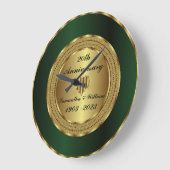 Schattigee 20e smaragd en gouden bruiloft Jubileum Grote Klok (Hoek)