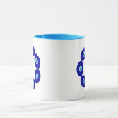 Schattigee 2-foto positieve vibes, Blue Evil Eye A Mok (Midden)