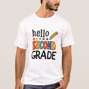 Schattigee 2e klas lerarenstudent eerste dag outfi t-shirt