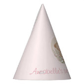 Schattigee 2e Verjaardag Teddybeer Roze Party Pett Feesthoedjes (Links)