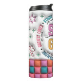 Schattigee 3-D Gigi/Moederdag Thermosbeker (Gedraaid links)