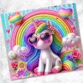 Schattigee 3D Rainbow Unicorn Tumbler | kleurrijke Thermosbeker