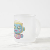 Schattigee 3D Robot Mok – Kawaii AI Bot Design voo (Voorkant rechts)