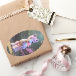 Schattigee 3D Spirit Pony 10 Ovale Sticker