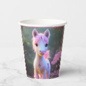Schattigee 3D Spirit Pony 10 Papieren Bekers (Voorkant)