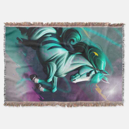 Schattigee 3d Spirit Pony 24 Deken (Voorkant)