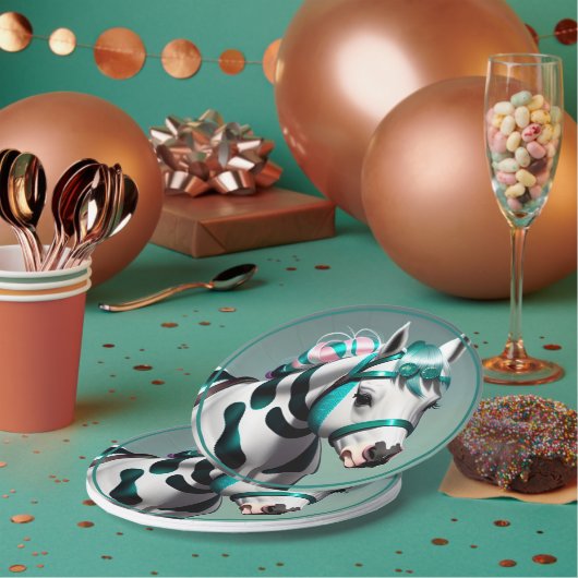 Schattigee 3D Spirit Pony 7 Papieren Bordje (Multi)