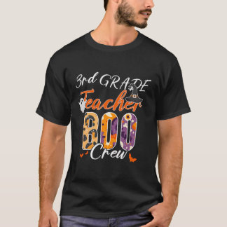 Schattigee 3e klas leraar Boo Crew Funny School Ki T-shirt