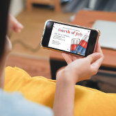 Schattigee 4 juli Summer Custom Kaart