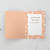 Schattigee 80e verjaardag Vrouw Champagne Toast Kaart (Binnen)