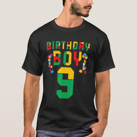 Schattigee 9e Verjaardag T - shirts 9 jaar oud blo (Voorkant)
