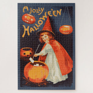 Schattigee  A Jolly Halloween pompoenen Legpuzzel