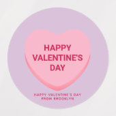 Schattigee aangepaste conversatie harten Valentijn Labels (Design 2)