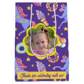 Schattigee aangepaste eenhoorns, donuts & ijs medium cadeauzakje (Achterkant)