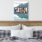 Schattigee aangepaste familiefoto canvas afdruk (Insitu (Slaapkamer))