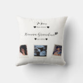 Schattigee aangepaste familiefoto kussen (Achterkant)