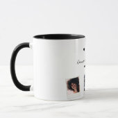 Schattigee aangepaste familiefoto mok (Links)