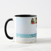 Schattigee aangepaste familiefoto mok (Links)